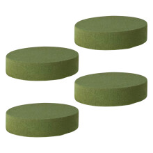 4 unidades blocos redondos espuma floral verde para