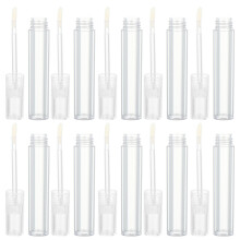 10 vazios labial 5ml transparentes para reabastecimento