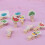 30 unid. de madeira com design , flamingo e 10