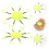 2 unids. de fluorescente com artificial glow in dark 9
