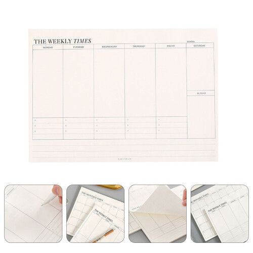 caderno planejamento diário com folhas destacáveis 2