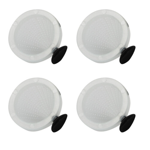 4 vermelhos com ventosa para insetos e nematódeos