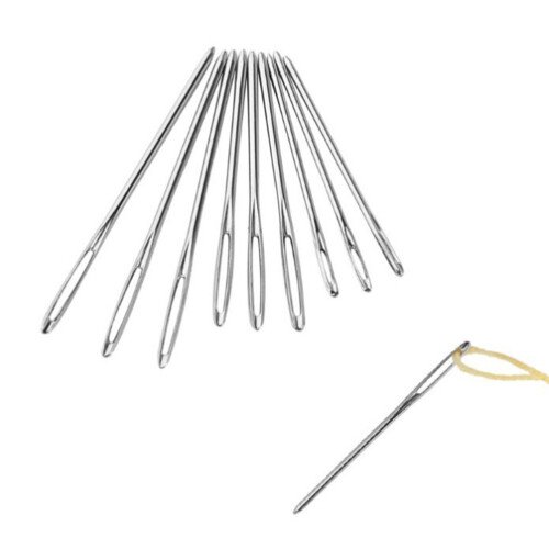 Agulha cabeça , 9 peças, para à mão e tricô 1