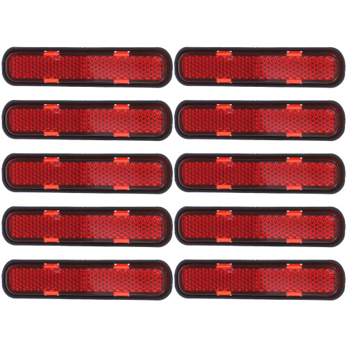 10 unidades refletor oval frontal com substituto para entrada