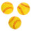 bolas treino espuma PU, 3 un, beisebol e softbol 1
