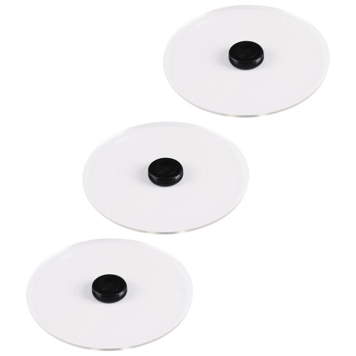 3Pcs Tampa De Acrílico Para , E Bebidas Defumadas