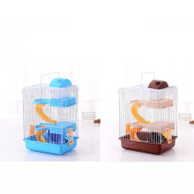 três camadas para hamster e chinchila, portátil, azul