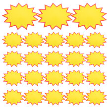 30 unidades de adesivos papel sinal etiqueta preço