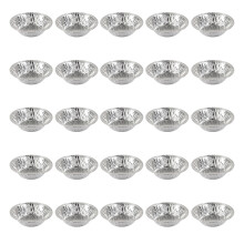 250 unid. formas descartáveis 7 cm para tortinhas, mini muffin e bolo