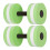 2 halteres aquáticos EVA, barra de mão para exercícios (verde) 9
