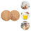 2 Pcs Tampa De Madeira Para Café E , Diâmetro 7,2 Cm 10