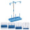 conjunto de suportes para linhas com -cones universais azul- 3