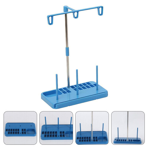 conjunto de suportes para linhas com -cones universais azul- 2
