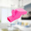 extensor de torneira silicone para , acessório para pia, rosa 4