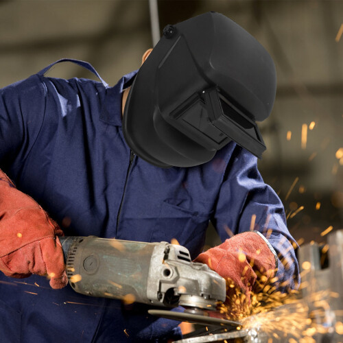 capacete de ajustável com levantável para proteção portátil 2