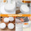 4 unids bolo redondo espuma para e cake design 8