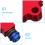 conector motocicleta 3 vias para disco 8