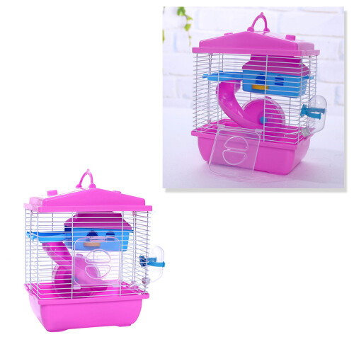 Acrílico Dupla Camada para Hamster e Chinchila (Rosa) 1
