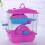 Acrílico Dupla Camada para Hamster e Chinchila (Rosa) 5