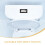 2Pcs Durable ABS Toilet Water Tank Push Button Dual Flush Black 3