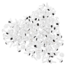200 unid. olhos de plástico simulados para artesanato e bonecas DIY