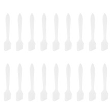 50 . colheres transparentes plástico para cosméticos