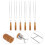 6 espetos c/ , utensílios p/ , 3