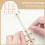 6 unid. argolas metálicas para caderno com folhas ( ) 10