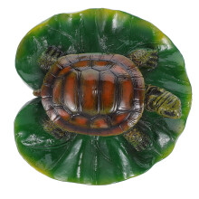 1 Unidade Decoração Flutuante Para Lagoa Ornamento Tartaruga Simulada