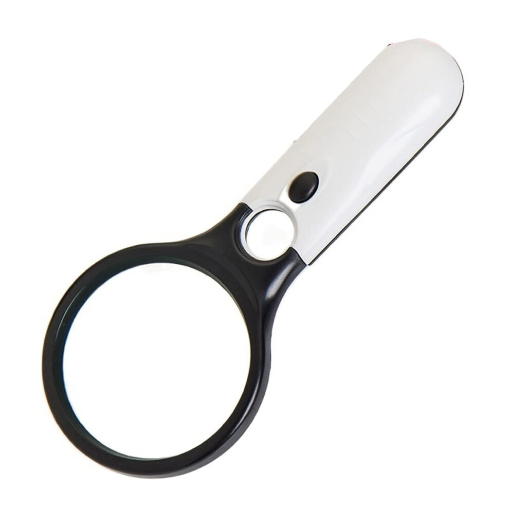 Lab Microscope Accessories Illuminated Magnifier 3-LED Microscope Magnifying Glass Jewelry Tool Model B
