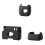 Lightweight Dustproof Silicone Protective Cover For Mic Charging Dock Transmitter Receiver Black Replacement 1