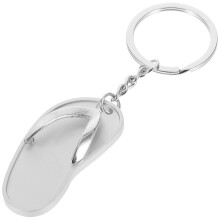 1St Kreativer Schlüsselhalter Robustem Metall, Silber