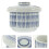 Japanse mini ceramische stoofpot soepkom met 5