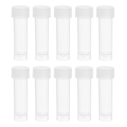 10 stuks transparante plastic buizen naaldendispenser opbergfles 1