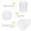 10 stuks transparante plastic buizen naaldendispenser opbergfles 10