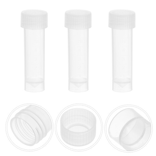 10 stuks transparante plastic buizen naaldendispenser opbergfles 2