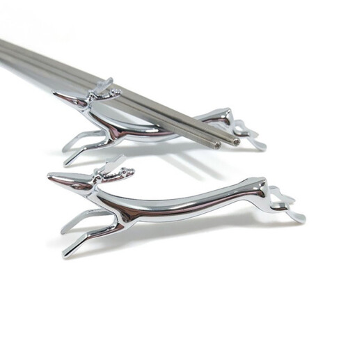 herten chopsticks houder van zinklegering voor eetstokjes, ,