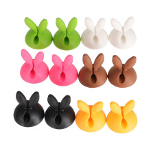 12 hasen-kabelclip-halter, kreativer kabelorganizer