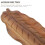 Blattförmiges Holztablett Für Snacks Und Kuchen 11