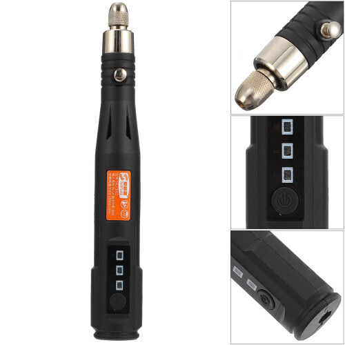 1 Set Usb Lade Mini Drill Dreh Werkzeug Mini Gravur Stift 2