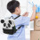 panda-muster reiserucksack schulranzen für kinder 4