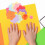 1 Satz Blumenförmiges Papier-Handbuchpapier 10