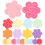 1 Satz Blumenförmiges Papier-Handbuchpapier 2