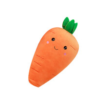 1Stk Kuschelkissen Karotte Plüsch Puppe Orange Für Wohnzimmer Sofa