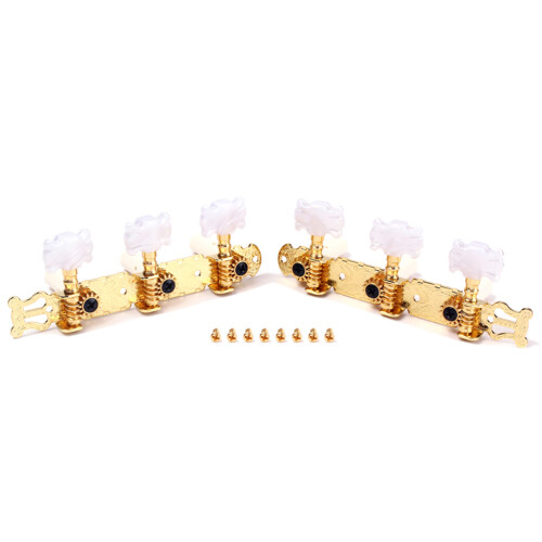 Classical Guitar Assembly Tuner Tuning Keys Pegs Machine Head (Gold) 1