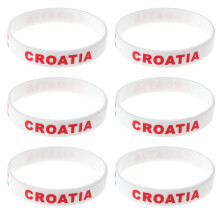 6 Pcs Kroatien Flaggen Armband Country Flag
