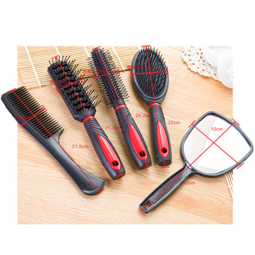 5st Styling-Tools Entwirrende Haarbürste Rot 1