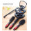 5st Styling-Tools Entwirrende Haarbürste Rot 9