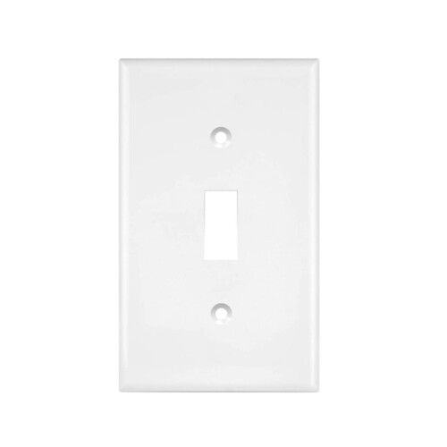 4-teiliges Kippschalter-Panel mit LED, weiß, .