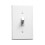 4-teiliges Kippschalter-Panel mit LED, weiß, . 10